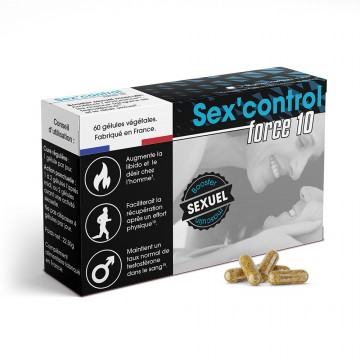 SexControl Force 10 - Le booster sexuel masculin pour la libido, l'effort et la testosterone