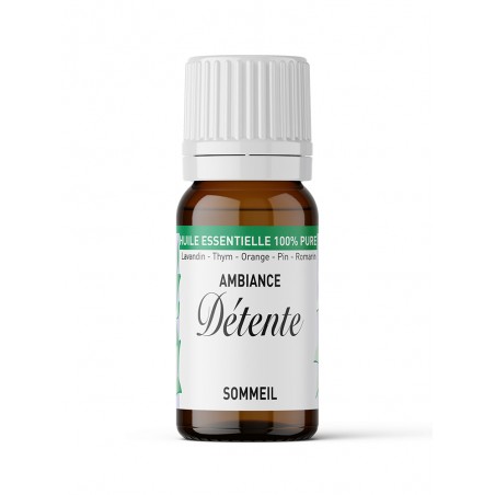Huile Essentielle Ambiance Détente - Aide à se relaxer et favoriser le sommeil.