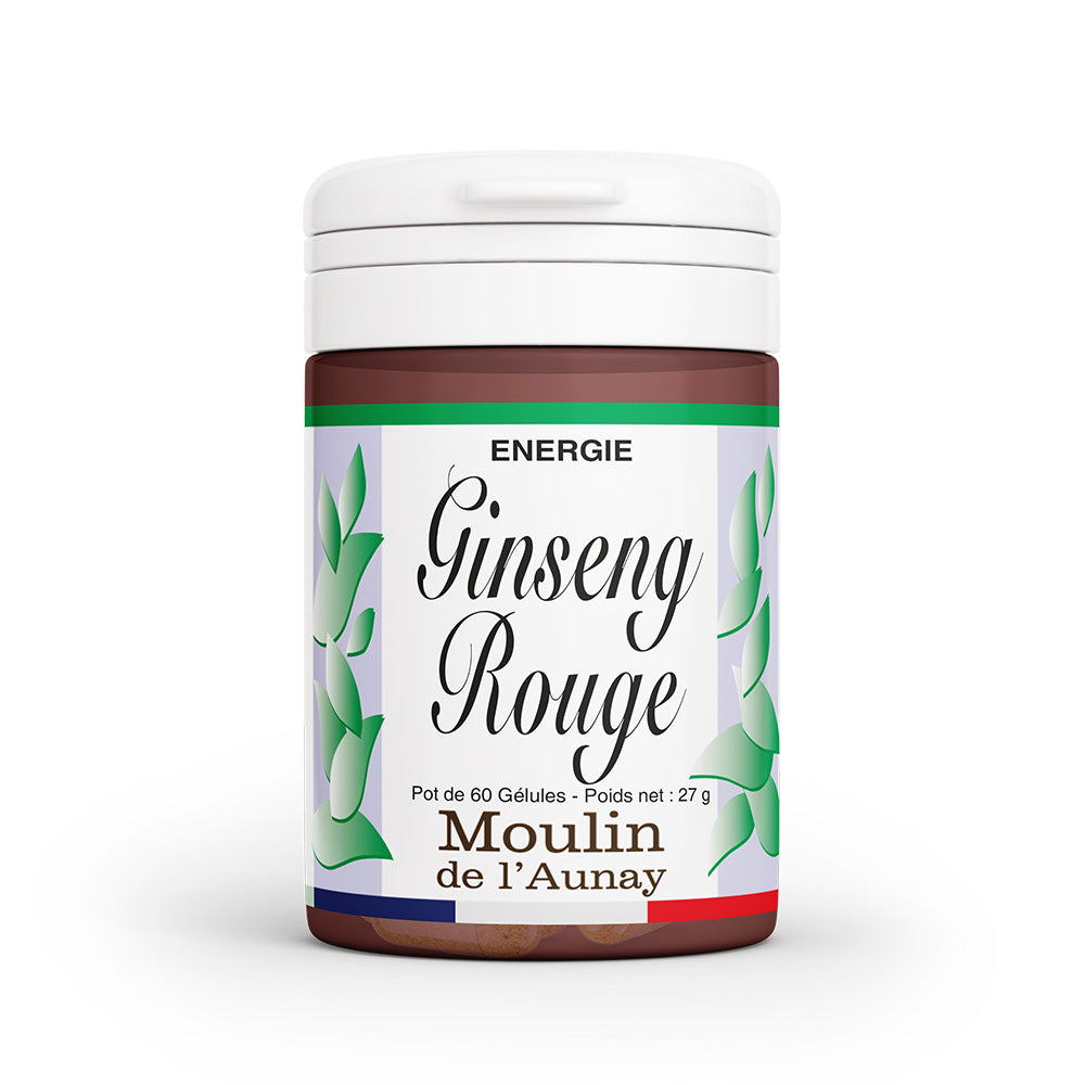 Ginseng rouge bio, la racine de la vitalité, en gélules concentrées.