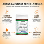 GINSENG, GELÉE ROYALE & GUARANA