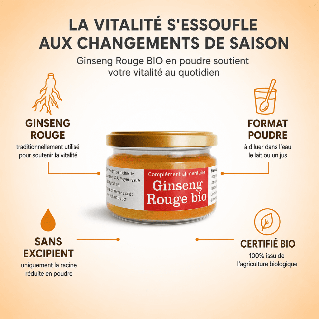 GINSENG ROUGE BIO EN POUDRE