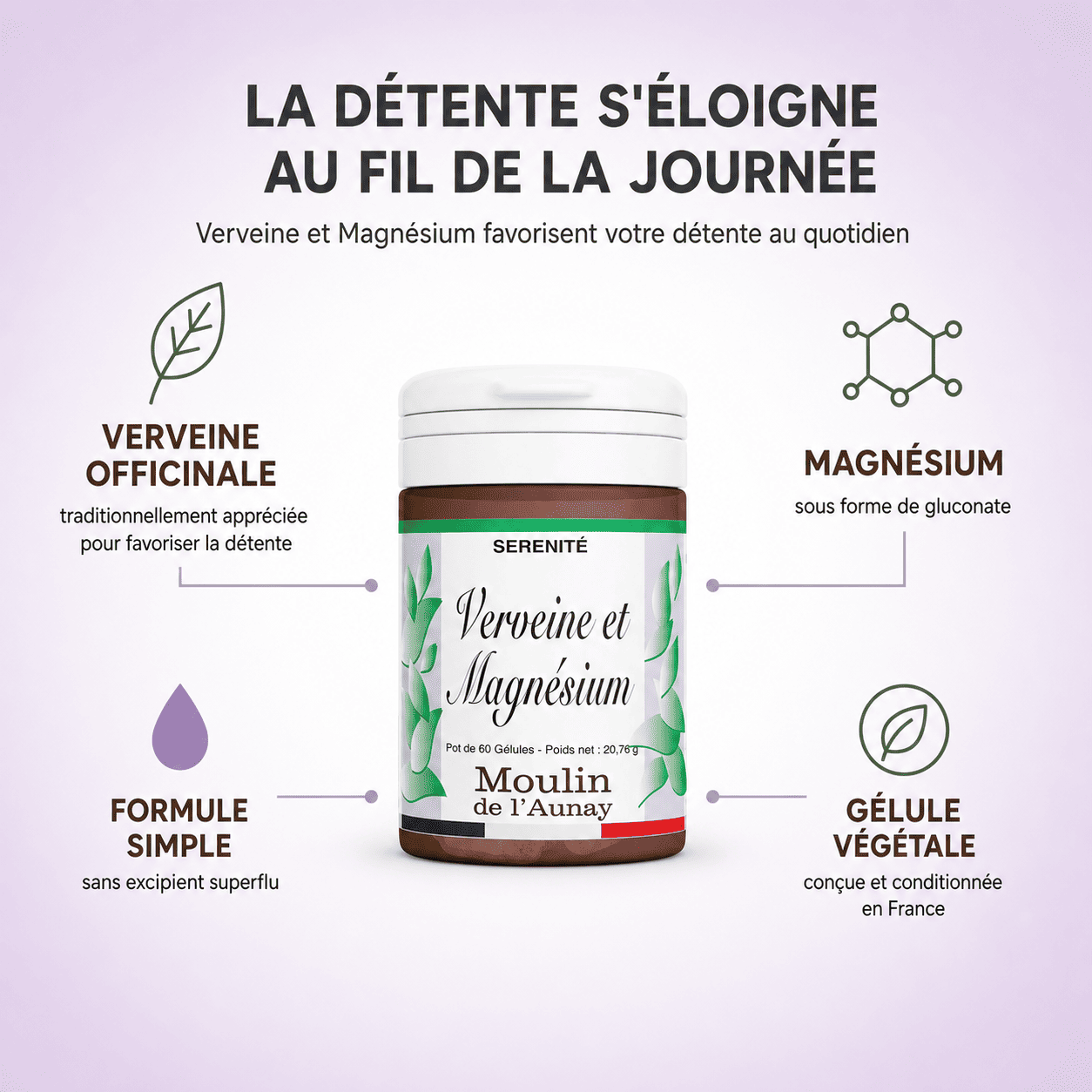 VERVEINE ET MAGNÉSIUM